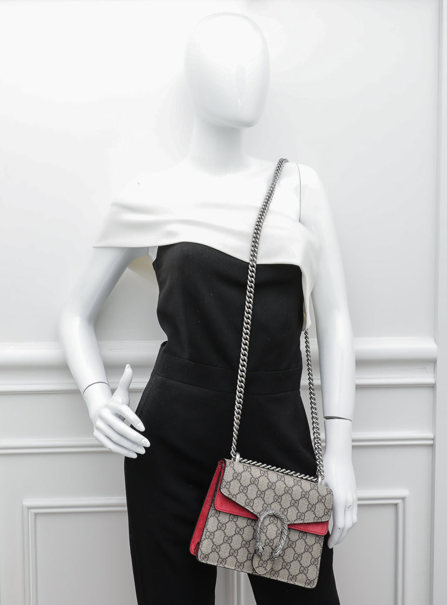 Gucci Bicolor GG Supreme Dionysus Mini Bag-Gucci-THE CLOSET