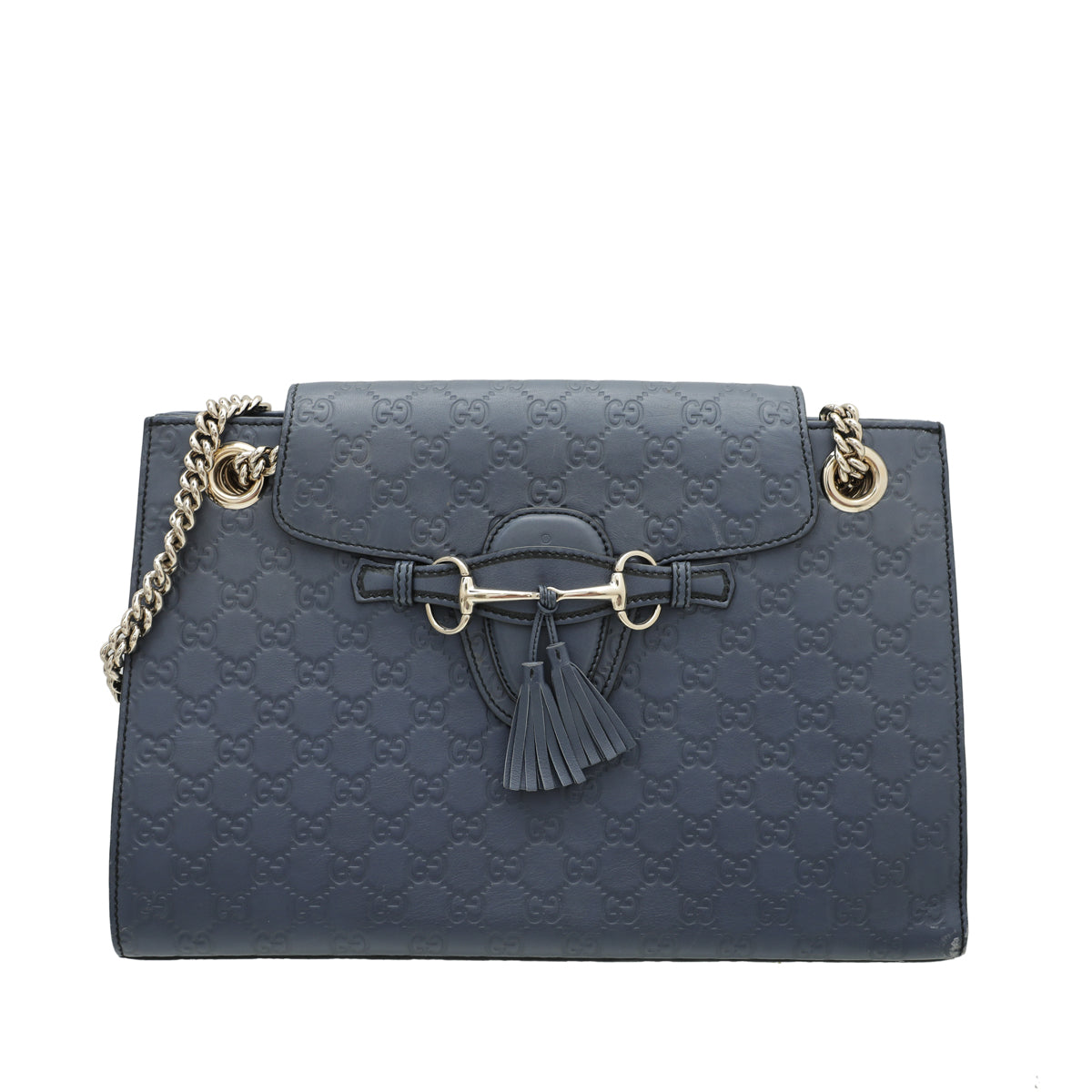 Gucci Blue Guccissima Emily Bag-Gucci-THE CLOSET