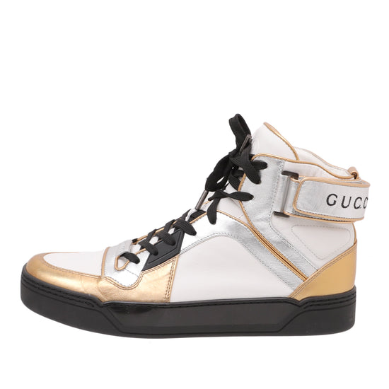 Gucci Tricolor High Top Sneakers 41.5