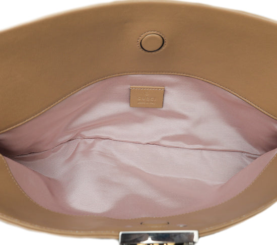 Gucci Beige Interlocking G Medium Shoulder Bag