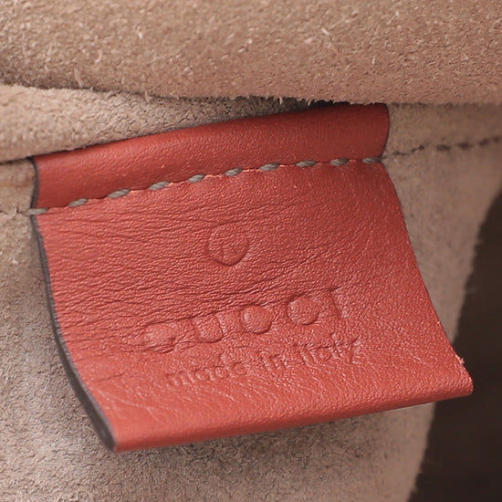 Gucci Orange Suede Jackie Soft Shoulder Bag