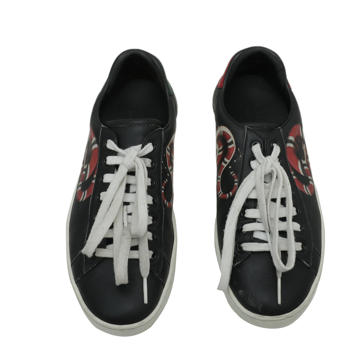 Gucci Black Multicolor Kingsnake Men's Ace Sneakers 5-Gucci-THE CLOSET