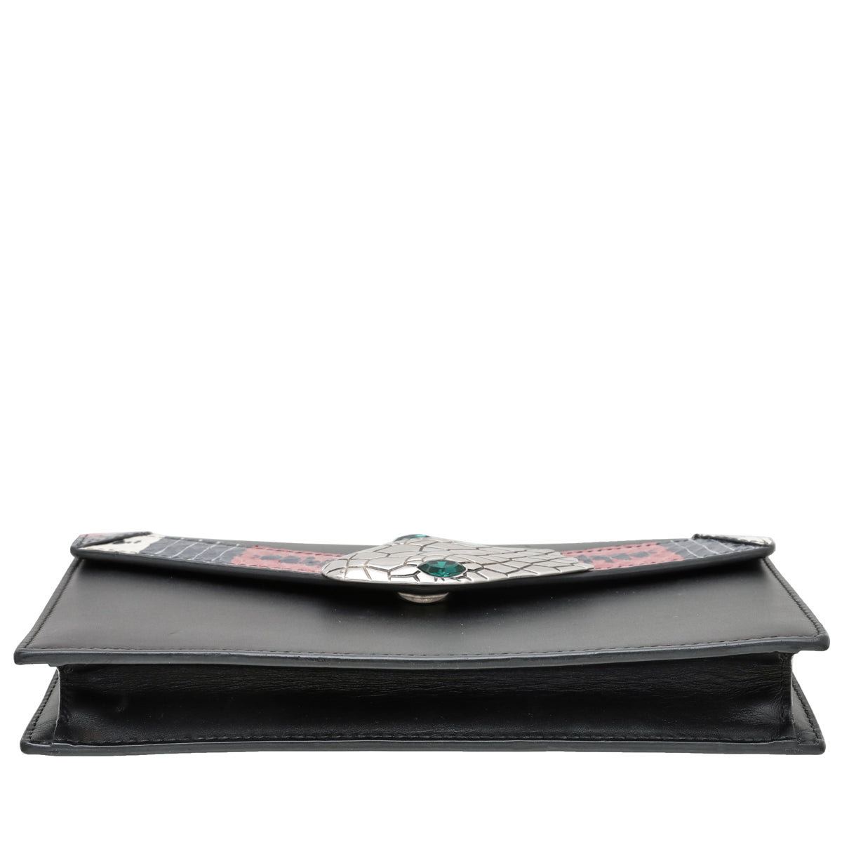 Gucci Black Lilith Snakeskin Chain Bag-Gucci-THE CLOSET