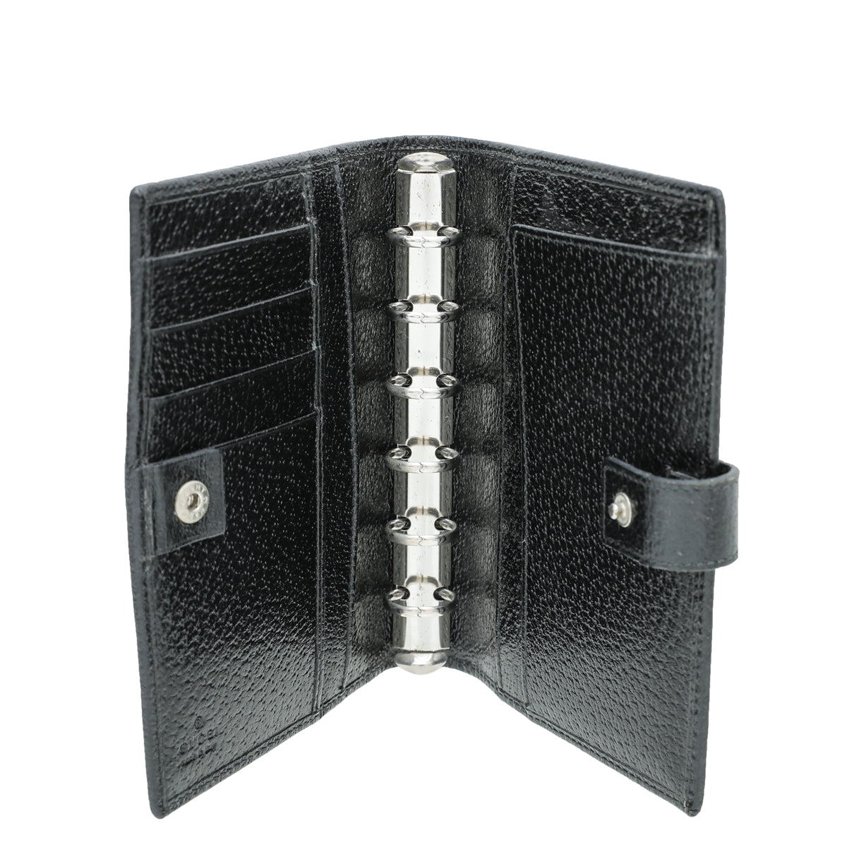 Gucci Black Logo Agenda Cover-Gucci-THE CLOSET