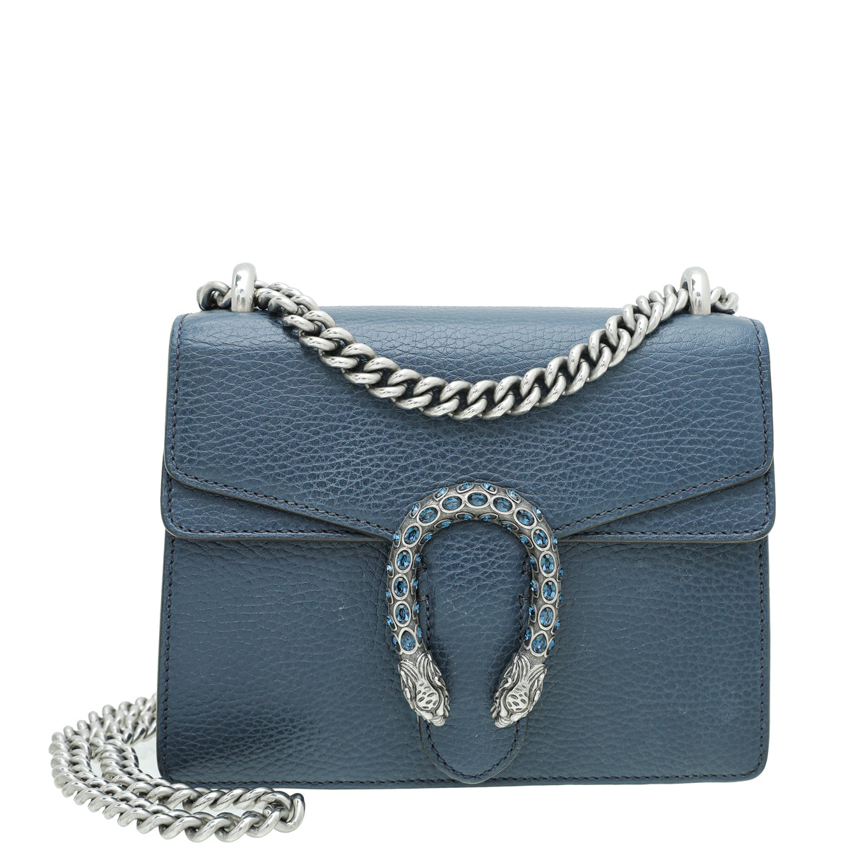 GUCCI Navy Blue Dionysus Mini Bag-Gucci-THE CLOSET