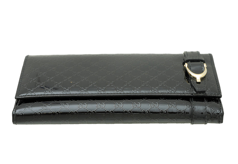 Gucci Black Nice Microguccissima Long Wallet-Gucci-THE CLOSET