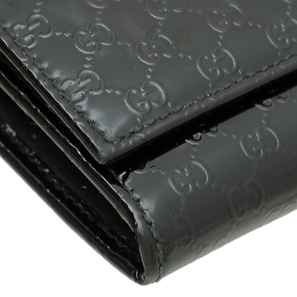 Gucci Black Nice Microguccissima Long Wallet