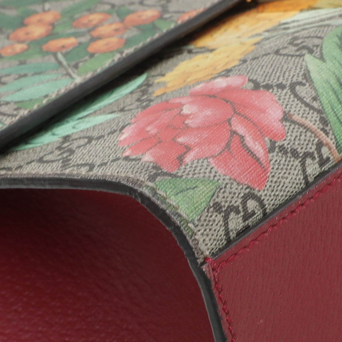 Gucci Ebony Multicolor Padlock Tian Print Medium Chain Bag-Gucci-THE CLOSET