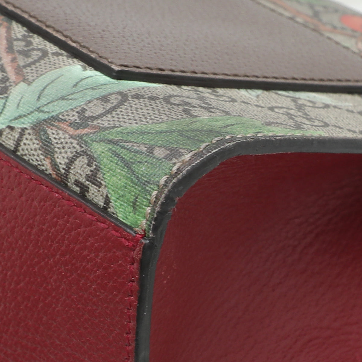 Gucci Ebony Multicolor Padlock Tian Print Medium Chain Bag-Gucci-THE CLOSET