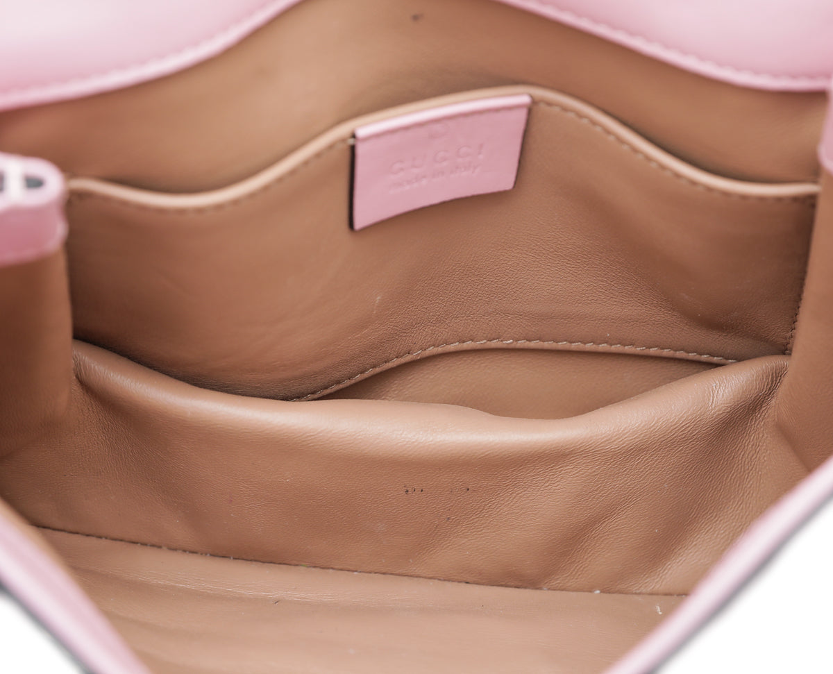 Gucci Pink Pearl Studded Queen Margaret Broadway Bag-Gucci-THE CLOSET