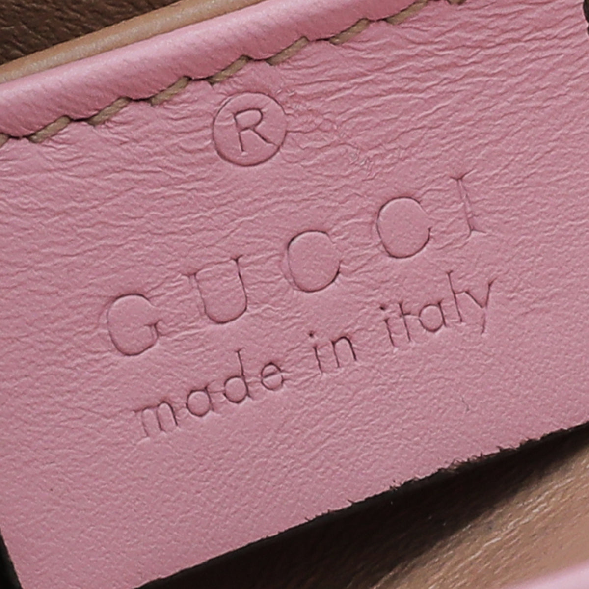 Gucci Pink Pearl Studded Queen Margaret Broadway Bag-Gucci-THE CLOSET