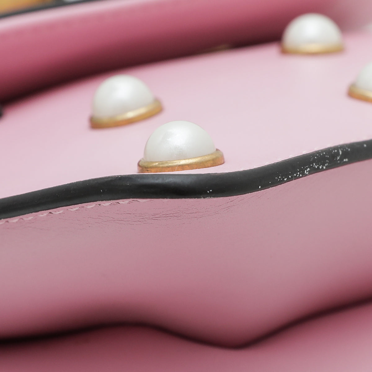 Gucci Pink Pearl Studded Queen Margaret Broadway Bag-Gucci-THE CLOSET