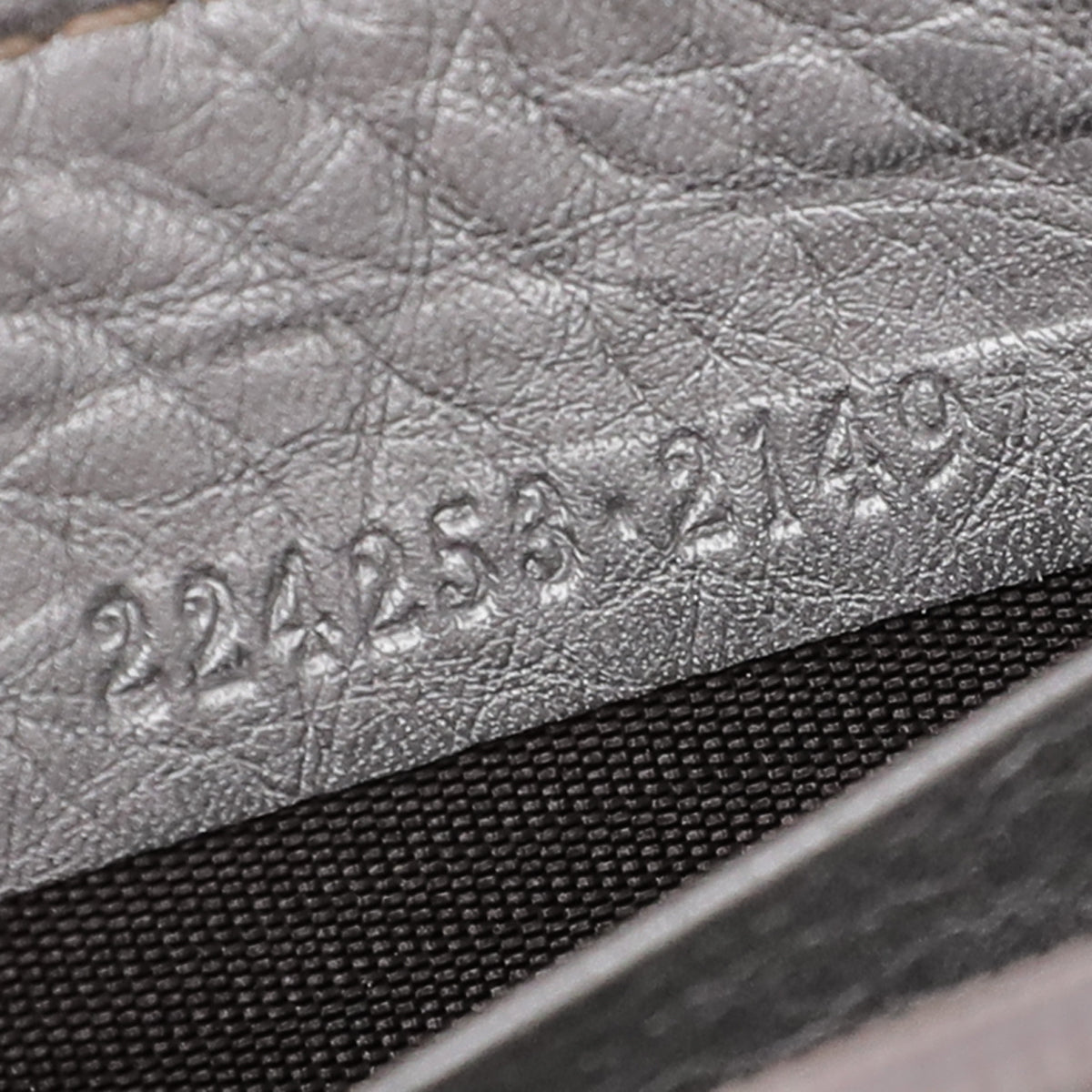 Gucci Metallic Gray Python Bamboo Tassel Zippy Wallet-Gucci-THE CLOSET