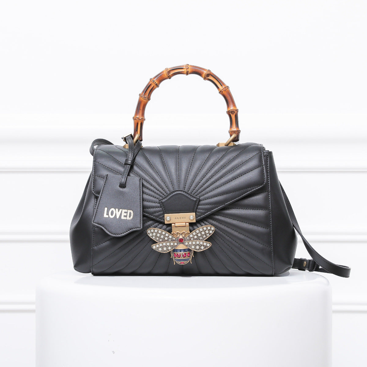 Gucci Black Queen Margaret Bamboo-Gucci-THE CLOSET