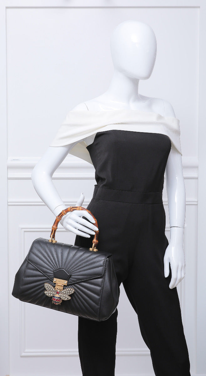 Gucci Black Queen Margaret Bamboo-Gucci-THE CLOSET