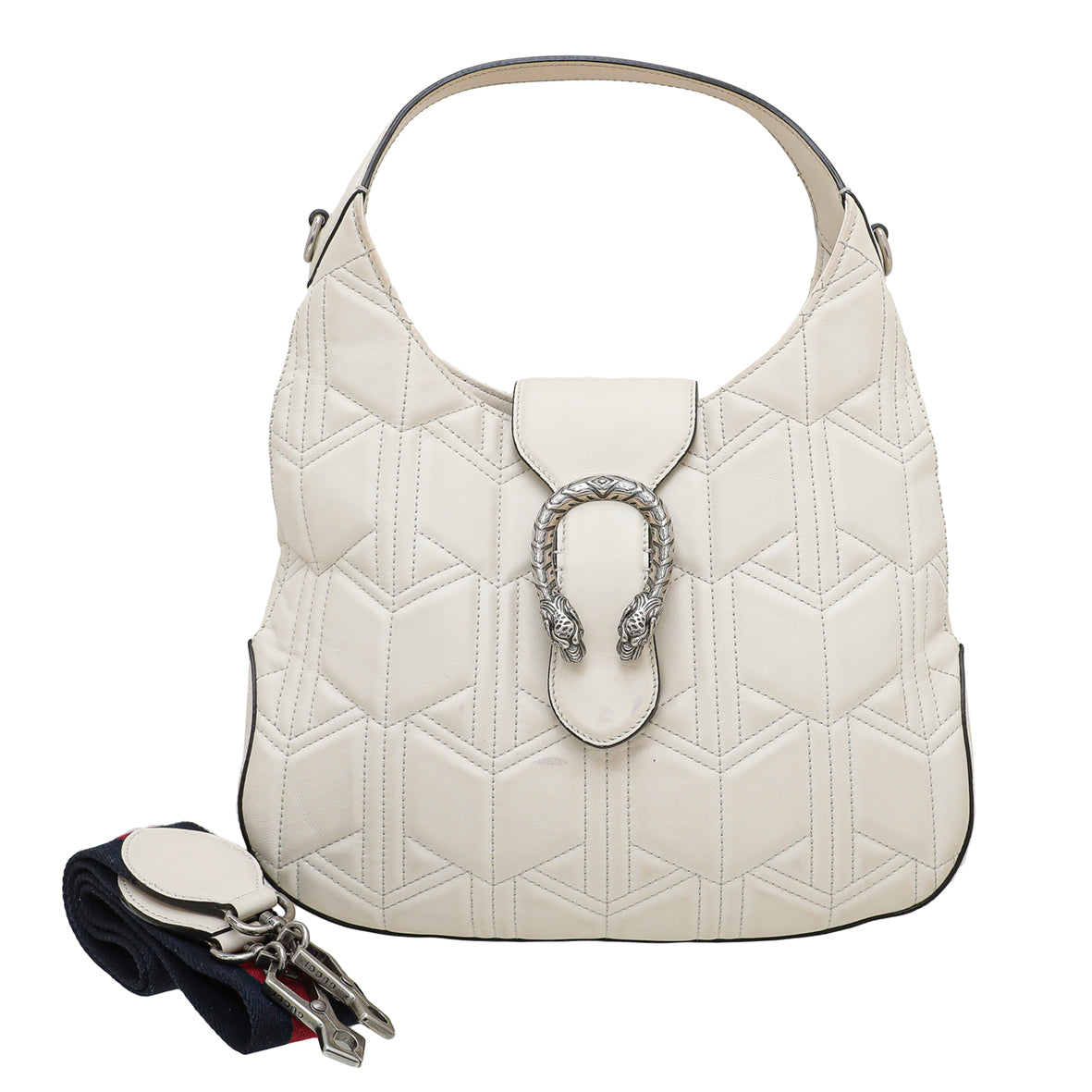 Gucci White Quilted Dionysus Hobo Bag-Gucci-THE CLOSET