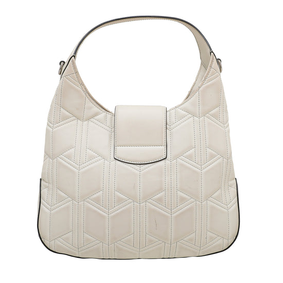 Gucci White Quilted Dionysus Hobo Bag
