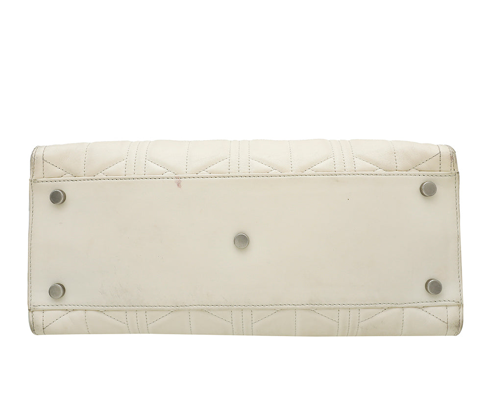 Gucci White Quilted Dionysus Large Tote Bag-Gucci-THE CLOSET