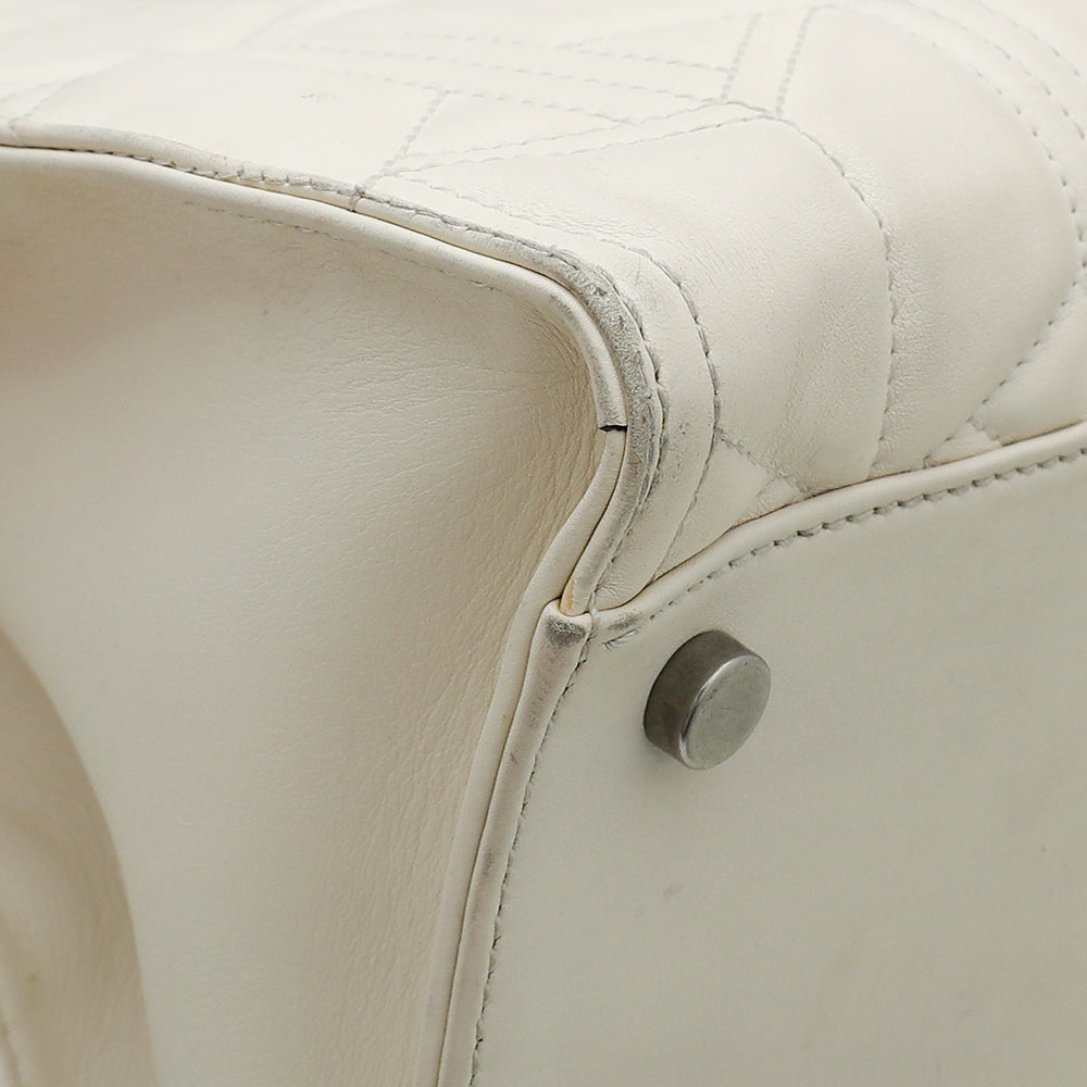 Gucci White Quilted Dionysus Large Tote Bag-Gucci-THE CLOSET