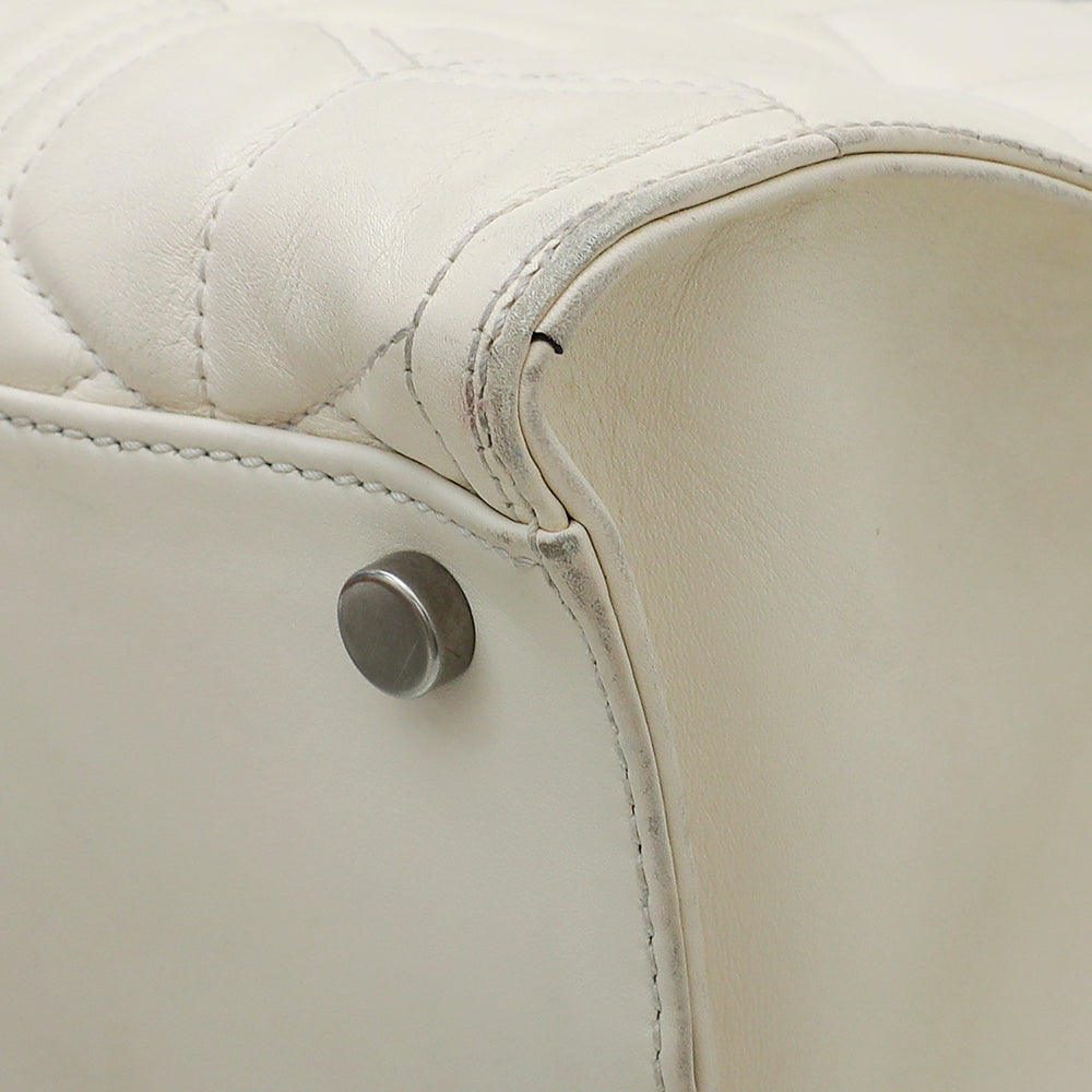 Gucci White Quilted Dionysus Large Tote Bag-Gucci-THE CLOSET