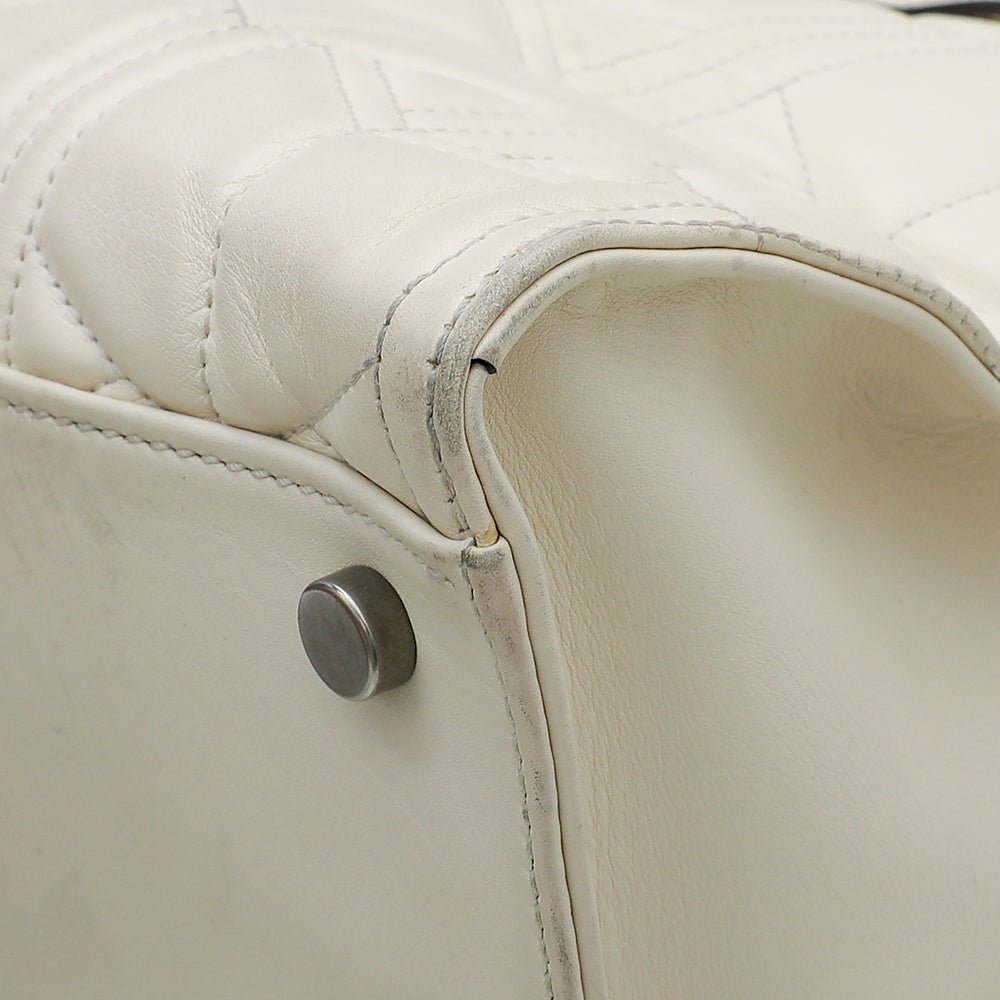 Gucci White Quilted Dionysus Large Tote Bag-Gucci-THE CLOSET
