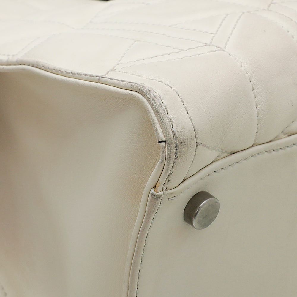 Gucci White Quilted Dionysus Large Tote Bag-Gucci-THE CLOSET