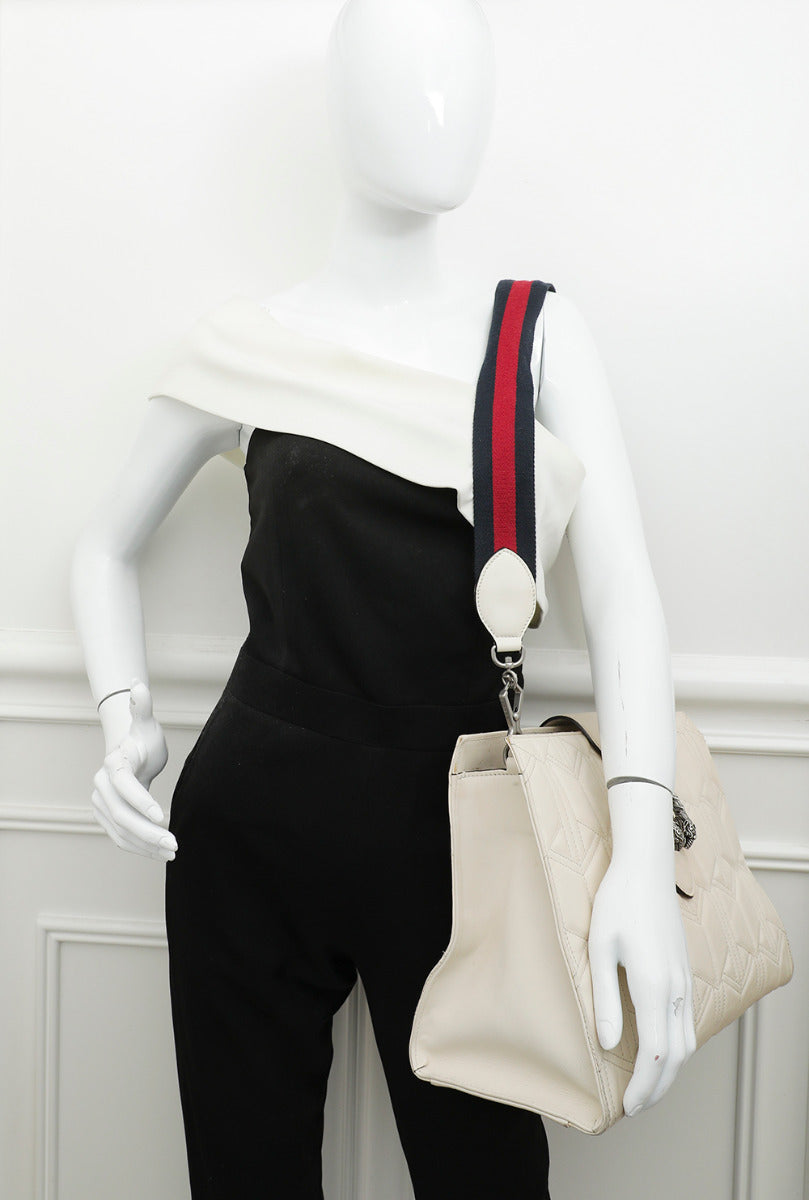 Gucci White Quilted Dionysus Large Tote Bag-Gucci-THE CLOSET