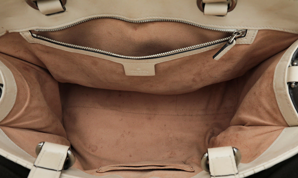 Gucci White Quilted Dionysus Large Tote Bag-Gucci-THE CLOSET