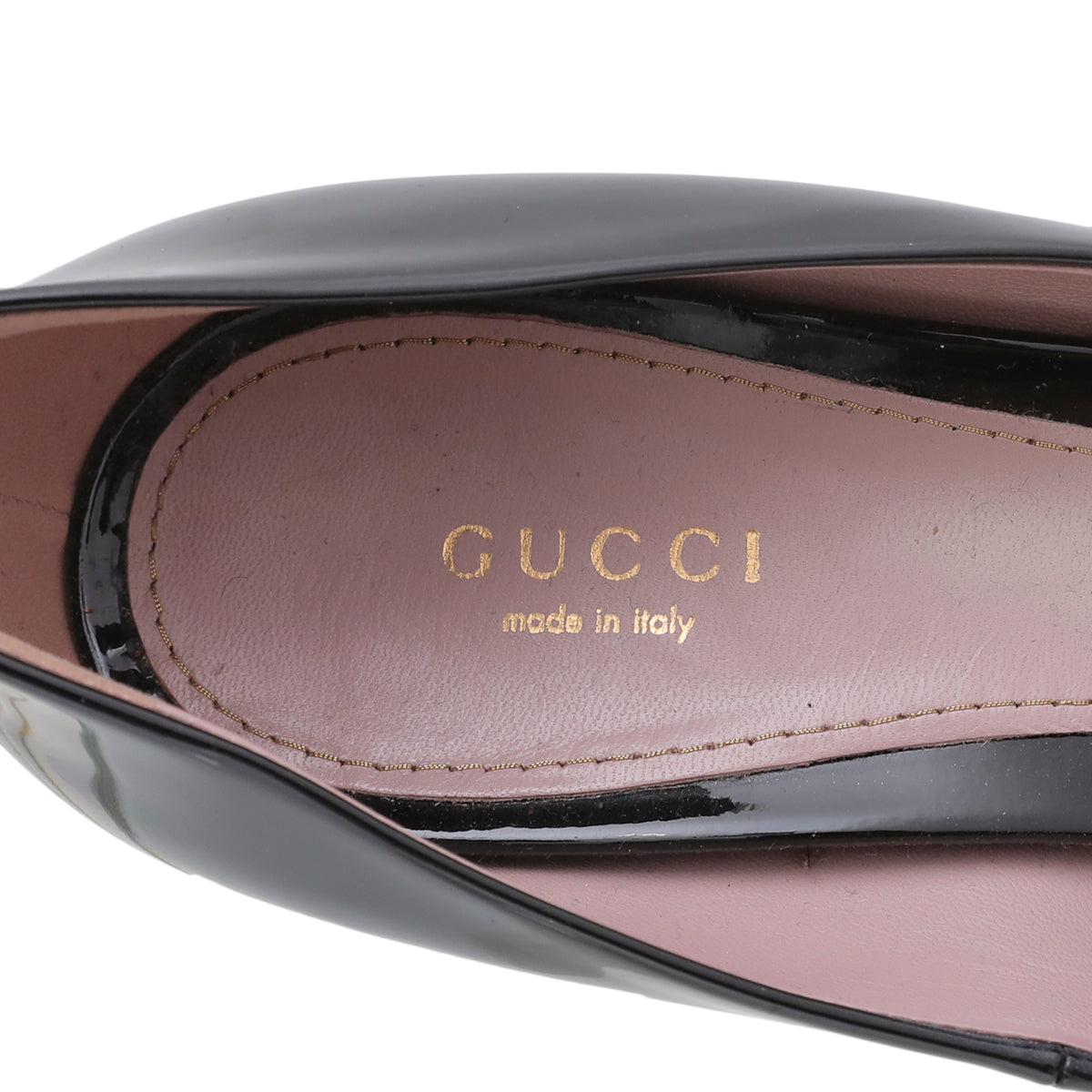 Gucci Black Round Toe Platform Pumps 39.5-Gucci-THE CLOSET