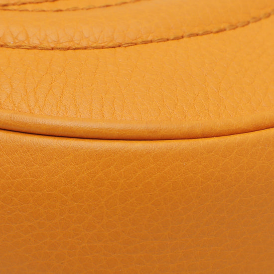 Gucci Orange Soho Tassel Mini Crossbody Bag