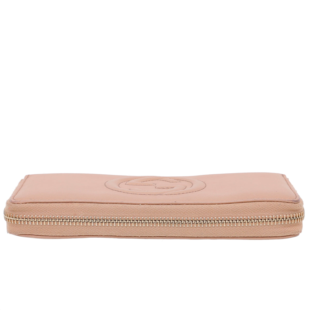 Gucci Light Brown Soho Zip Around Wallet-Gucci-THE CLOSET