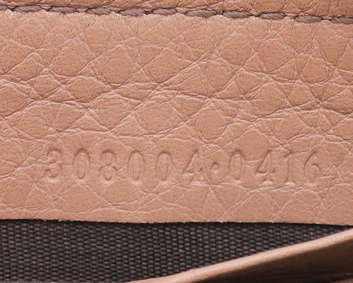 Gucci Light Brown Soho Zip Around Wallet-Gucci-THE CLOSET