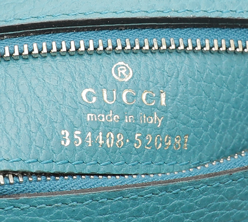 Gucci Blue Swing Small Tote Bag-Gucci-THE CLOSET
