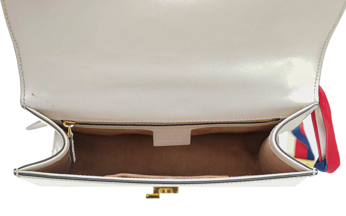 Gucci White Sylvie Small Bag-Gucci-THE CLOSET