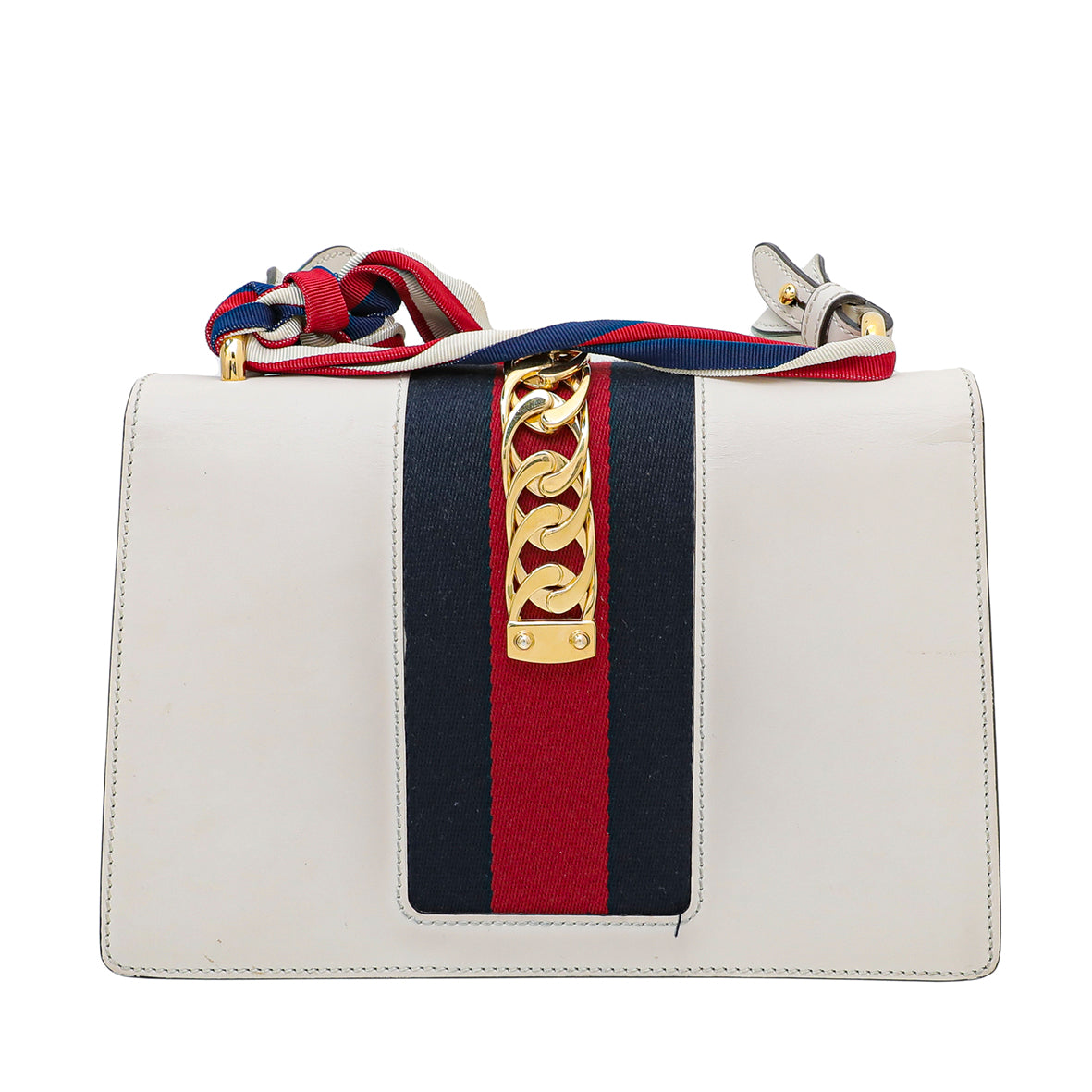Gucci White Sylvie Small Bag-Gucci-THE CLOSET