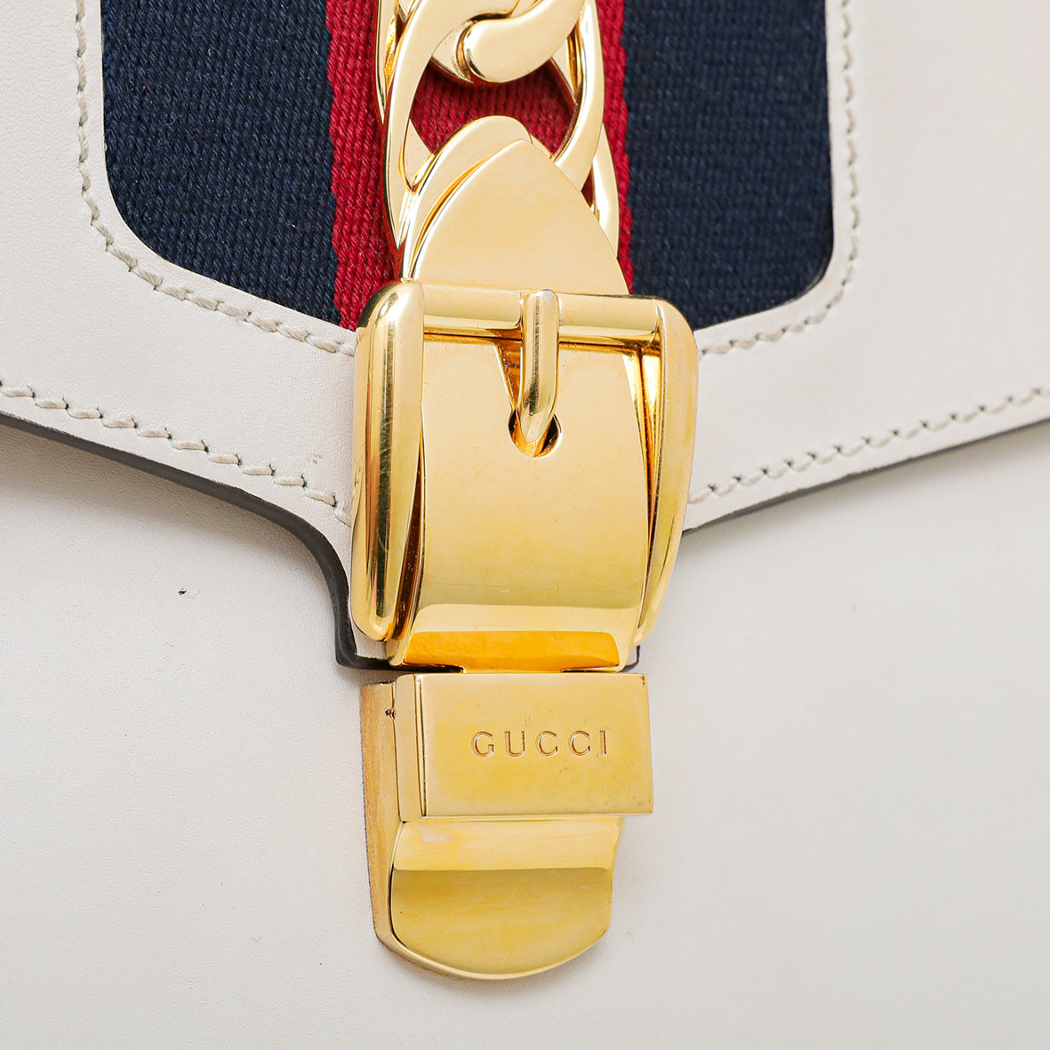 Gucci White Sylvie Small Bag-Gucci-THE CLOSET