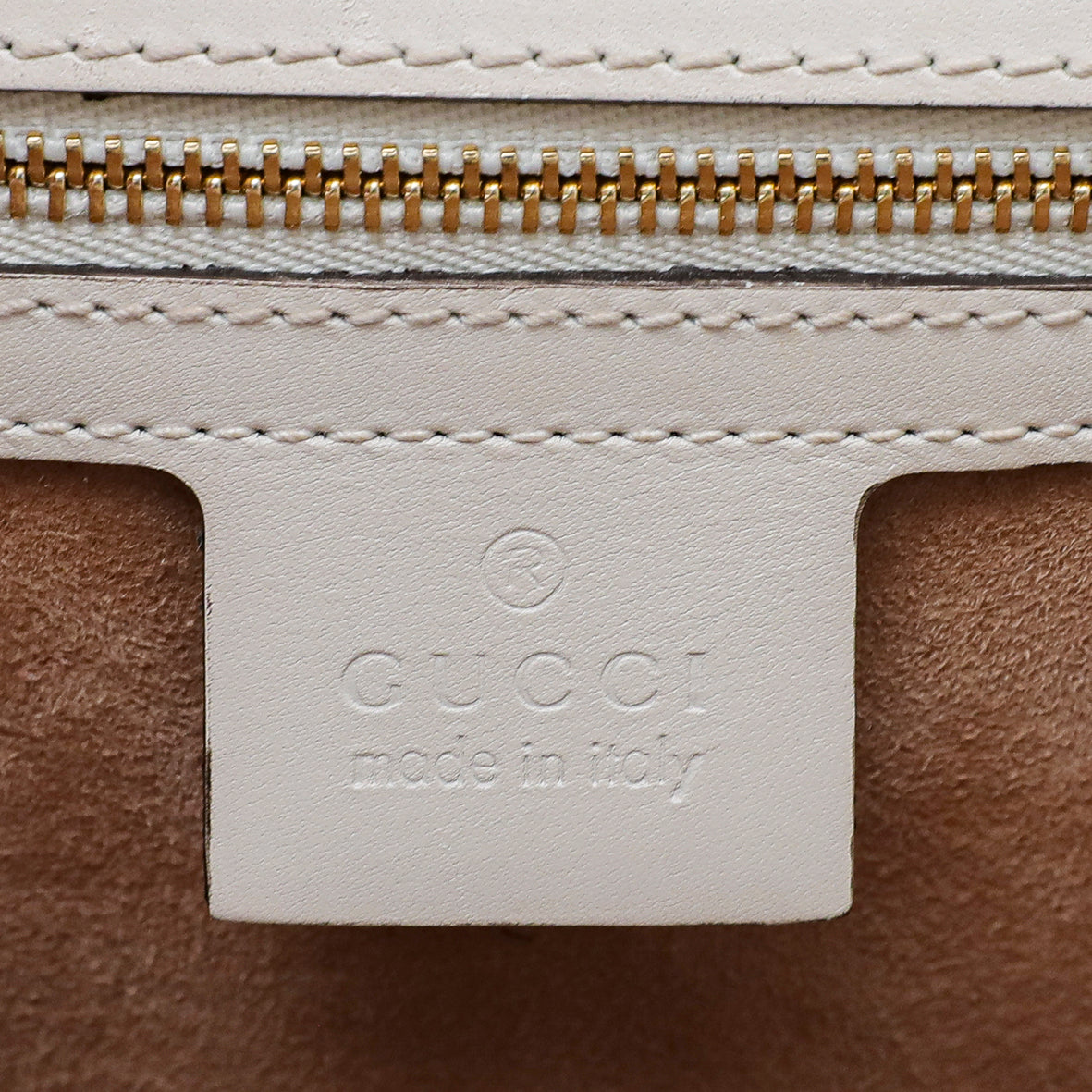 Gucci White Sylvie Small Bag