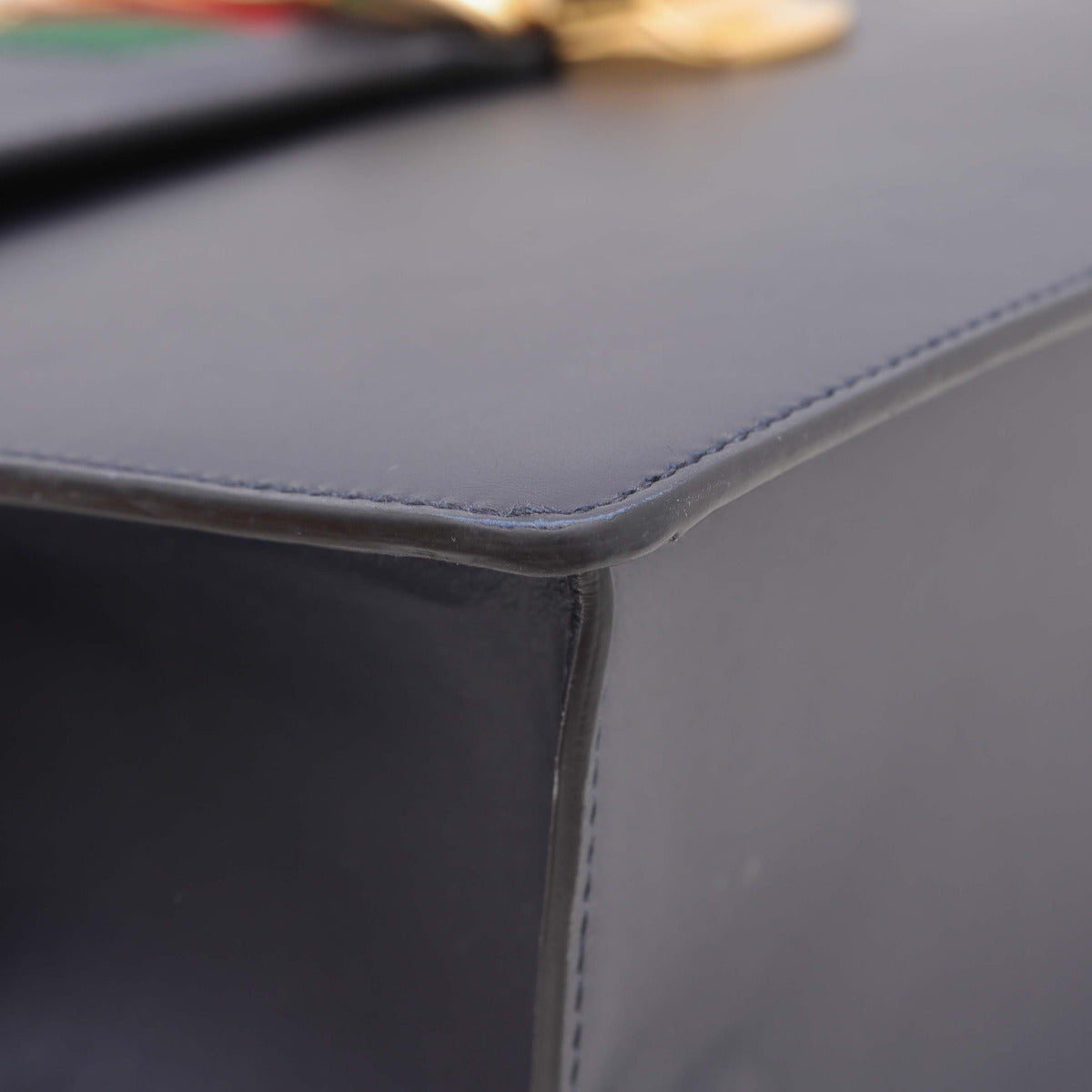 Gucci Navy Blue Sylvie Medium Bag-Gucci-THE CLOSET