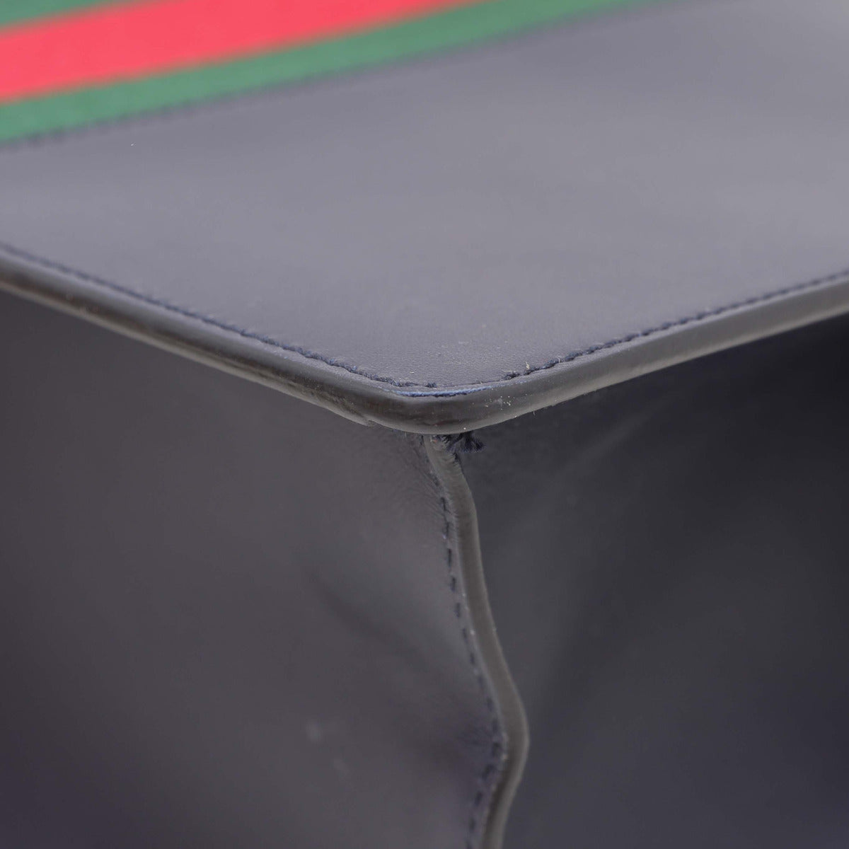 Gucci Navy Blue Sylvie Medium Bag-Gucci-THE CLOSET