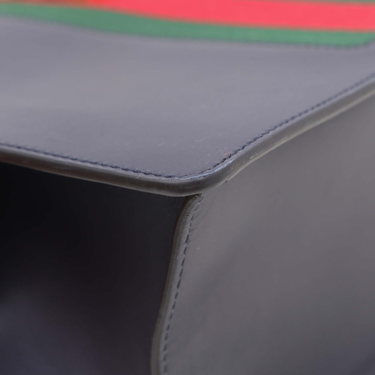 Gucci Navy Blue Sylvie Medium Bag-Gucci-THE CLOSET