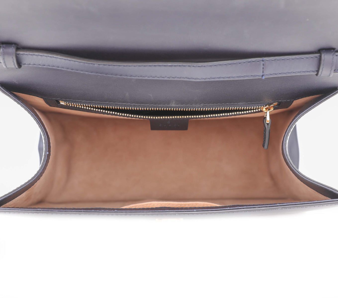 Gucci Navy Blue Sylvie Medium Bag-Gucci-THE CLOSET