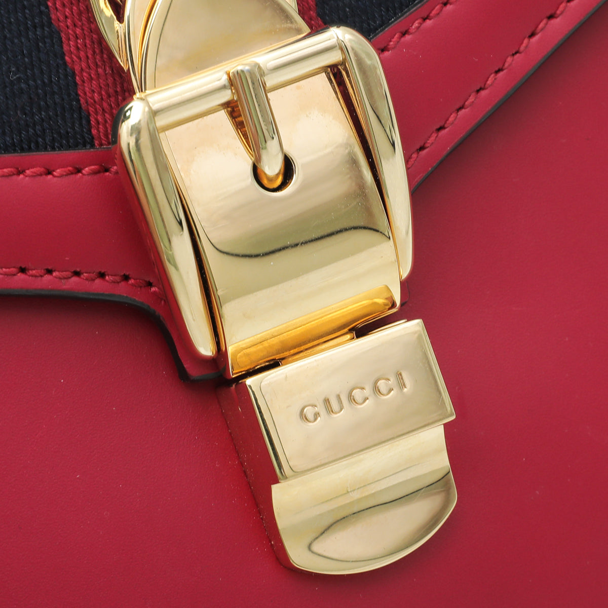 Gucci Red Sylvie Mini Top Handle Bag-Gucci-THE CLOSET