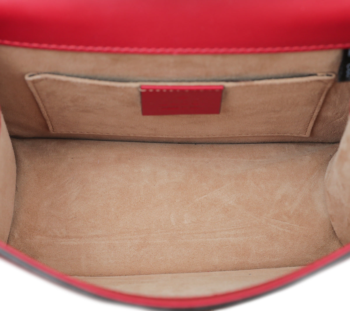 Gucci Red Sylvie Mini Top Handle Bag