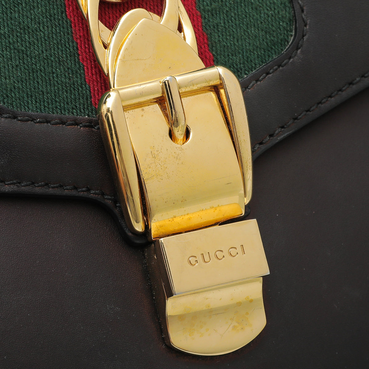 Gucci Black Sylvie Shoulder Bag Small-Gucci-THE CLOSET