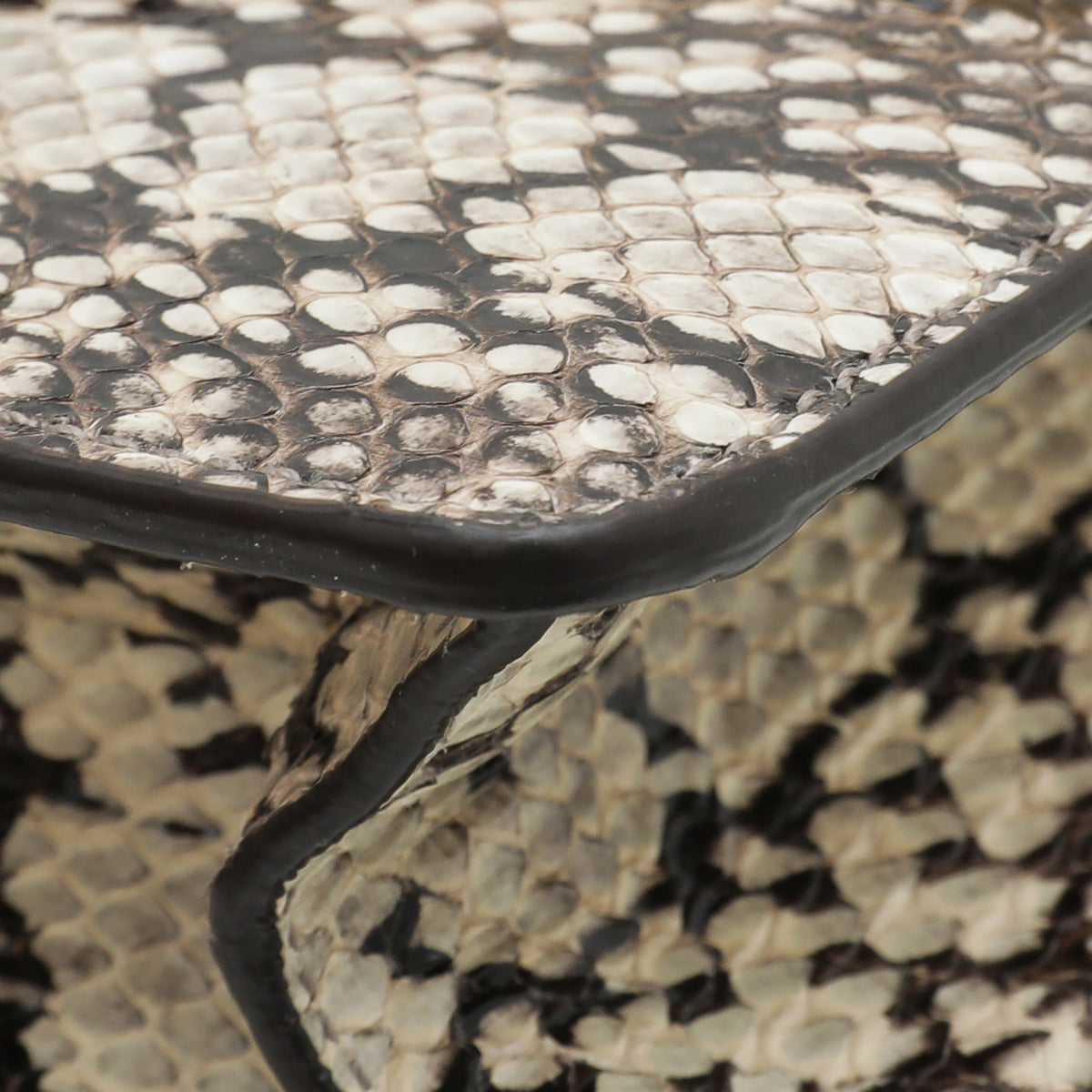 Gucci Natural Snakeskin Sylvie Mini Chain Bag-Gucci-THE CLOSET