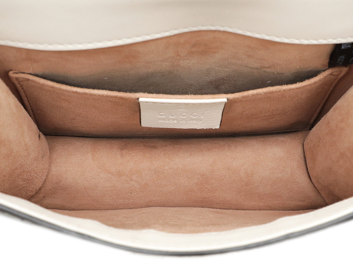 Gucci Natural Snakeskin Sylvie Mini Chain Bag-Gucci-THE CLOSET