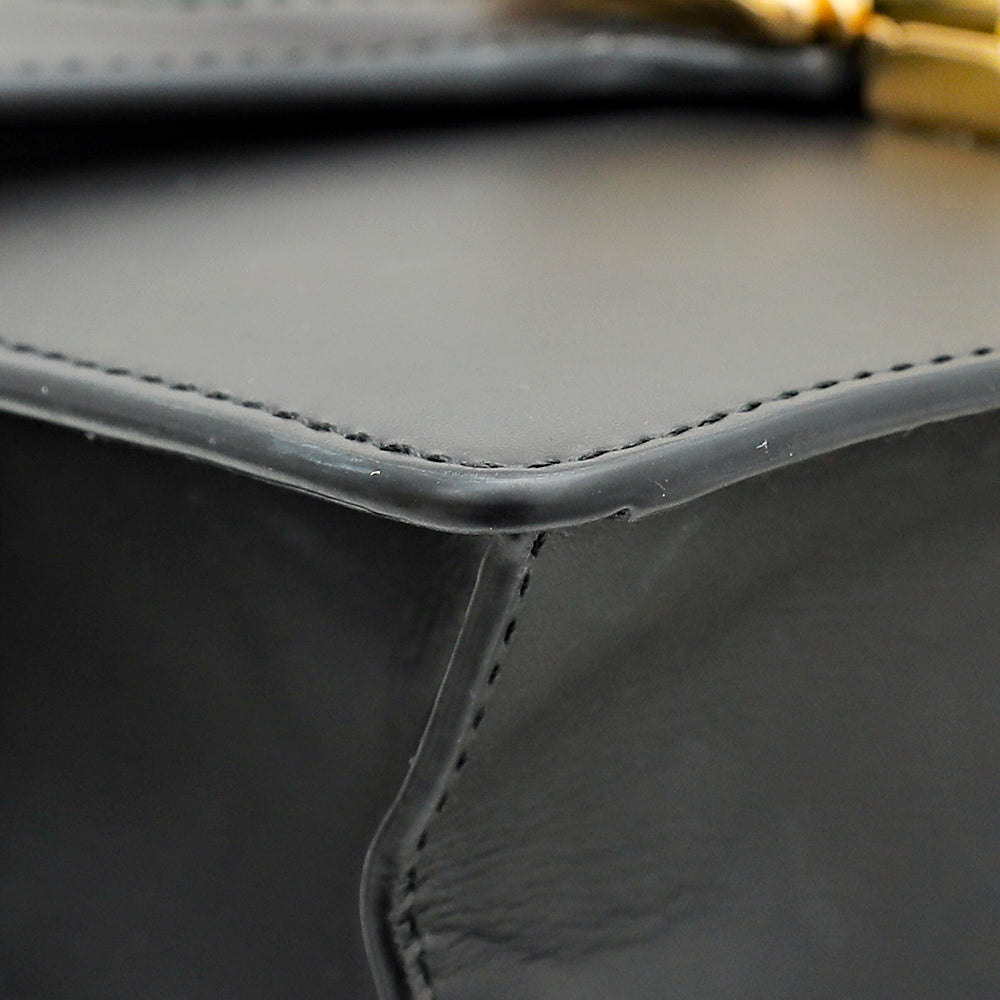 Gucci Black Sylvie Top Handle Bag-Gucci-THE CLOSET