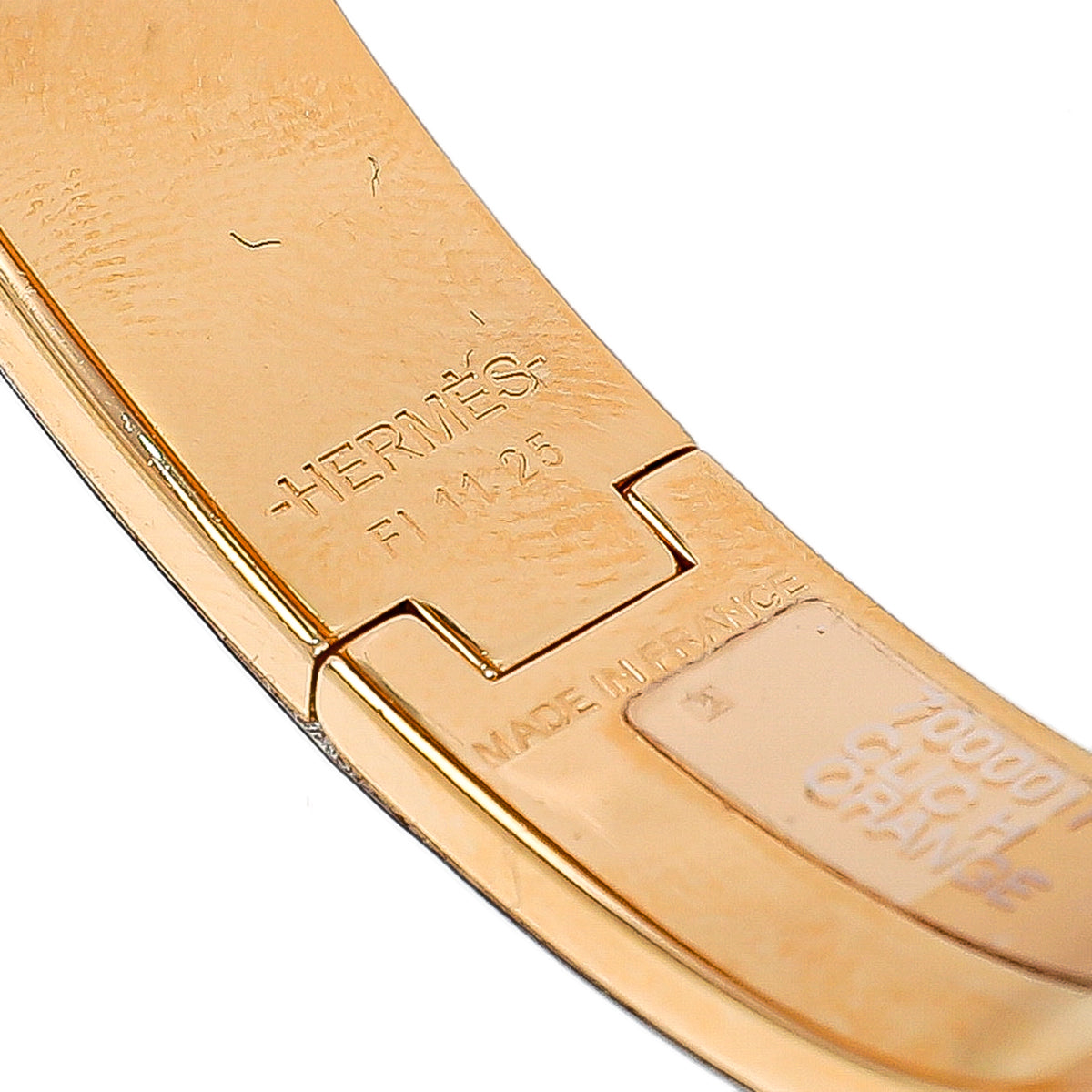 Herme Orange Clic H Bracelet-Hermes-THE CLOSET