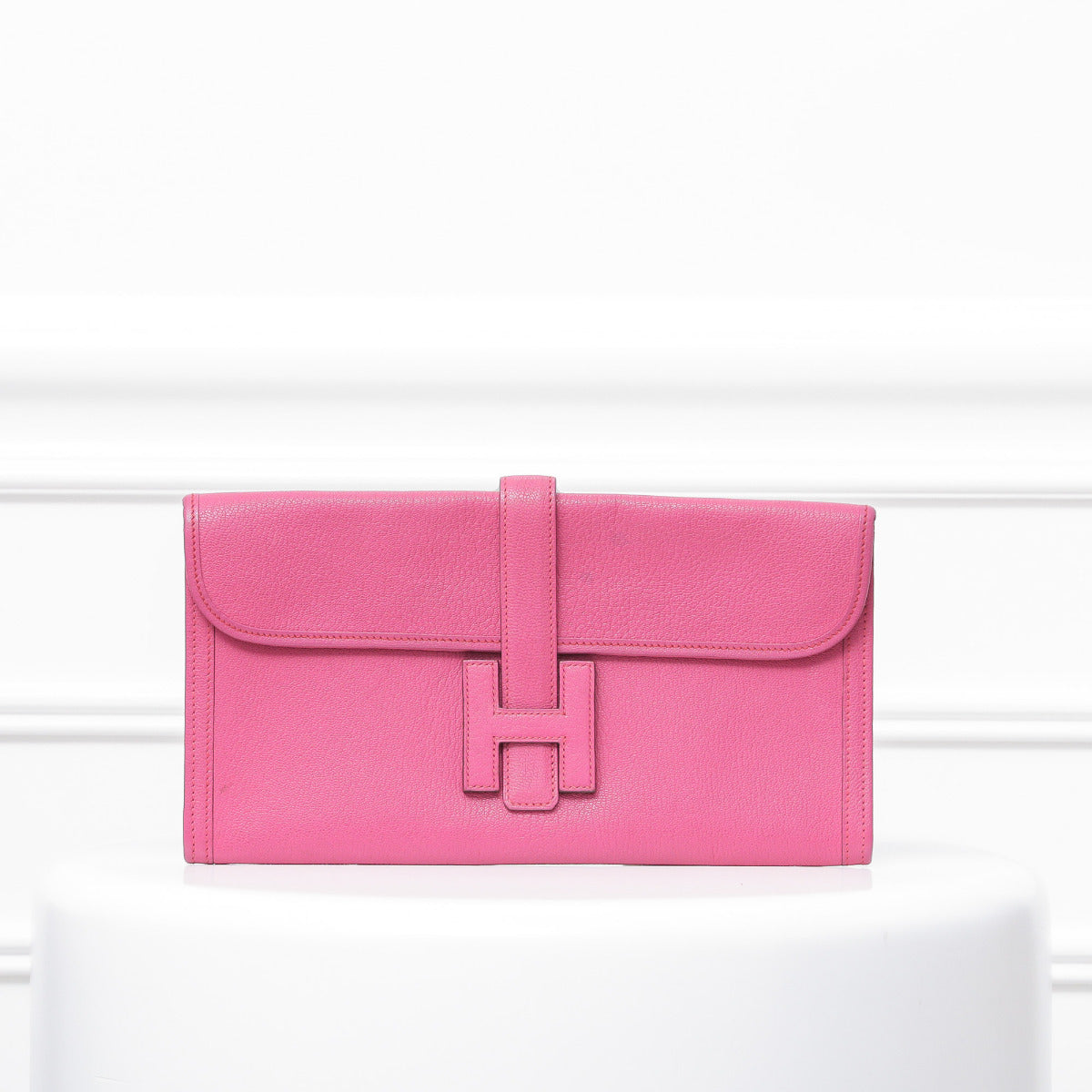 Hermes Rose Shocking Mysore Jige 29 Clutch-Hermes-THE CLOSET