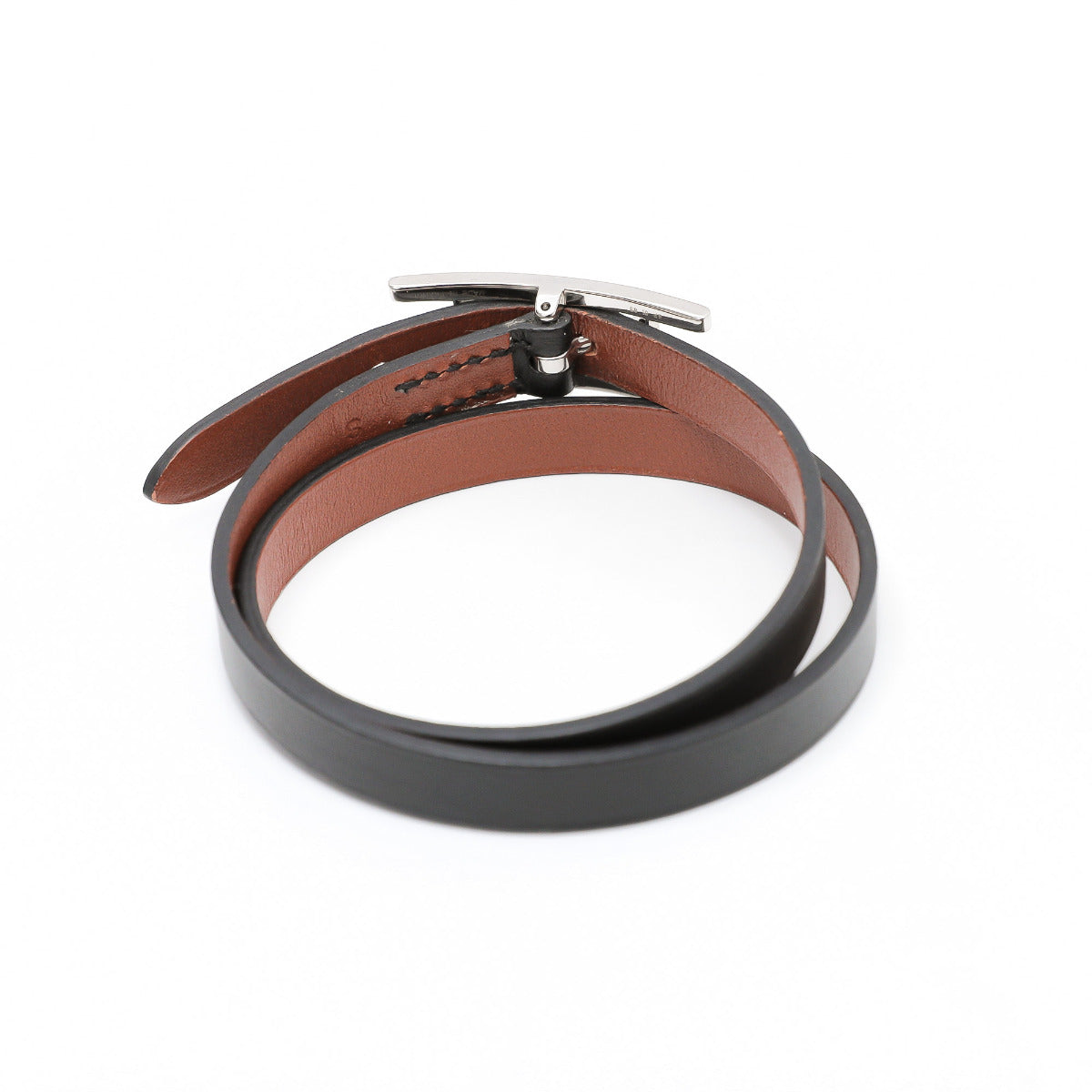 Hermes Noir Behapi Double Tour S Bracelet-Hermes-THE CLOSET